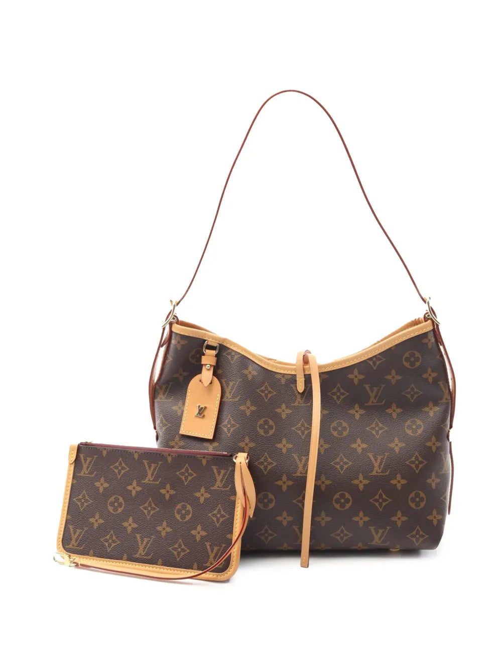 Louis Vuitton Pre Owned 2021 2025 Monogram Carryall Pm Shoulder Bag