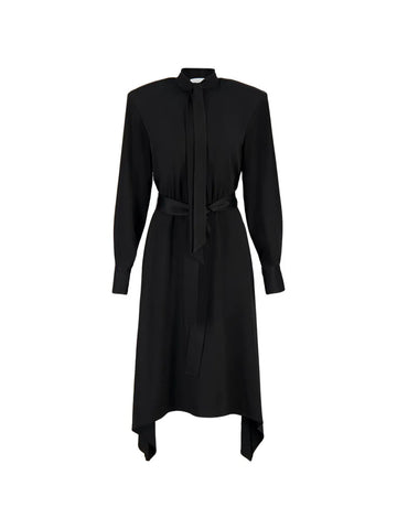 Stella Mccartney Tie Neck Midi Dress