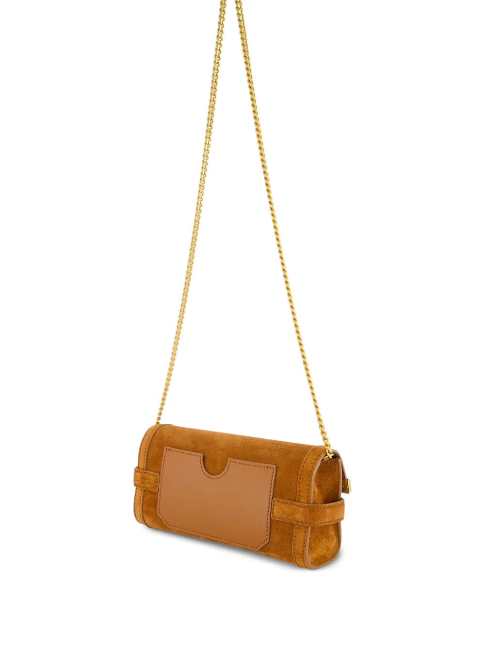 Balmain B Buzz 23 Suede Shoulder Bag