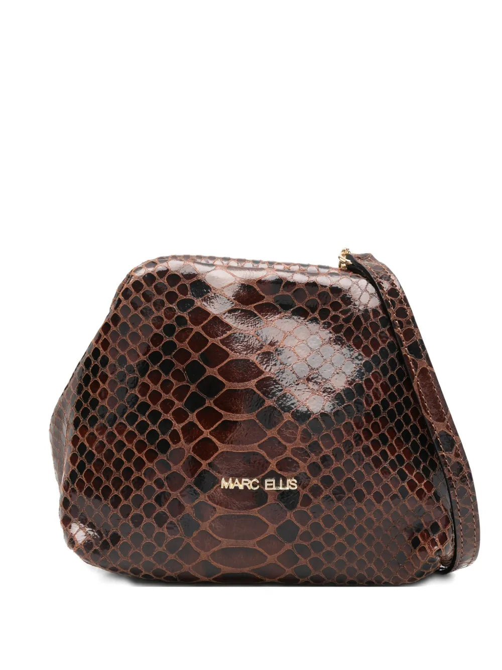 Marc Ellis Arlena S Py Logo Lettering Clutch