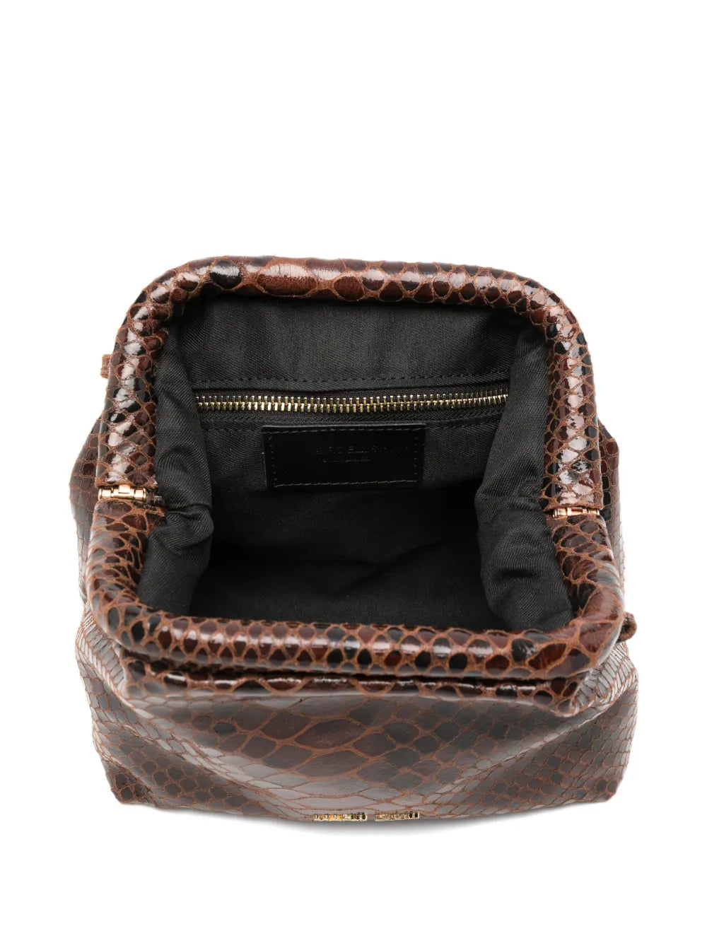 Marc Ellis Arlena S Py Logo Lettering Clutch