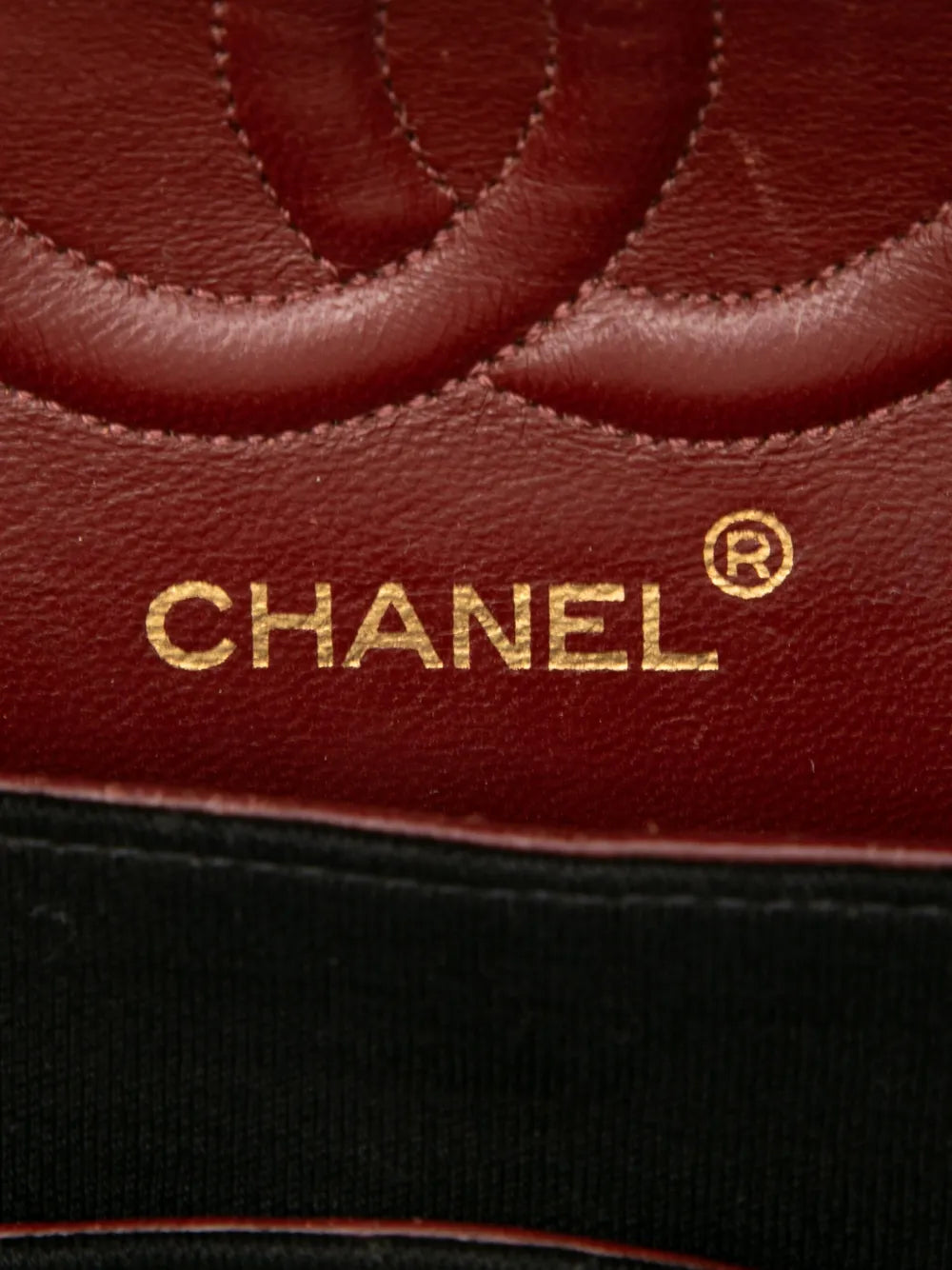 Chanel Pre Owned 1989 1991 Medium Classic Jersey Double Flap Shoulder Bag