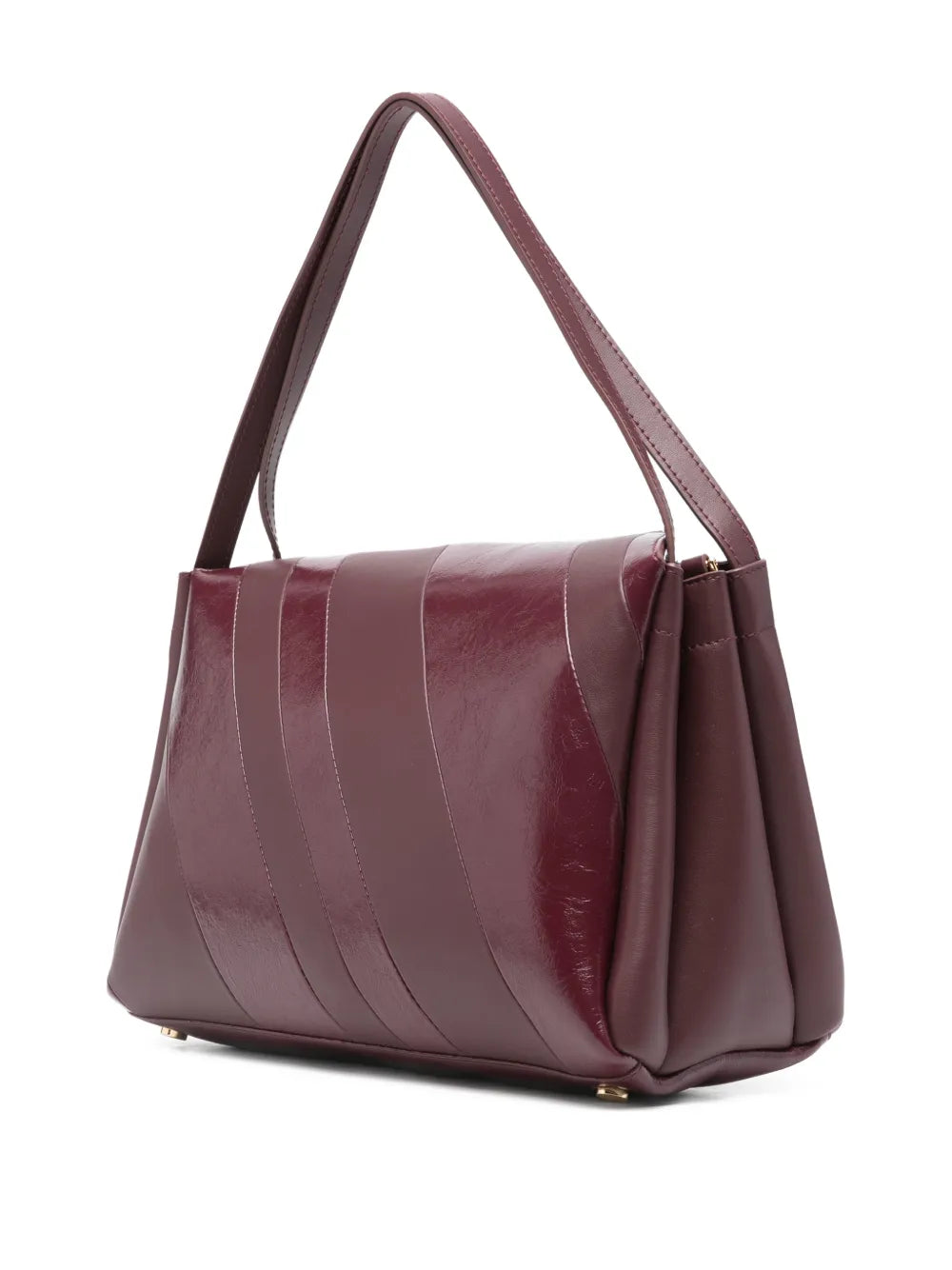 Themoire Eudora Diagonal Stripe Shoulder Bag