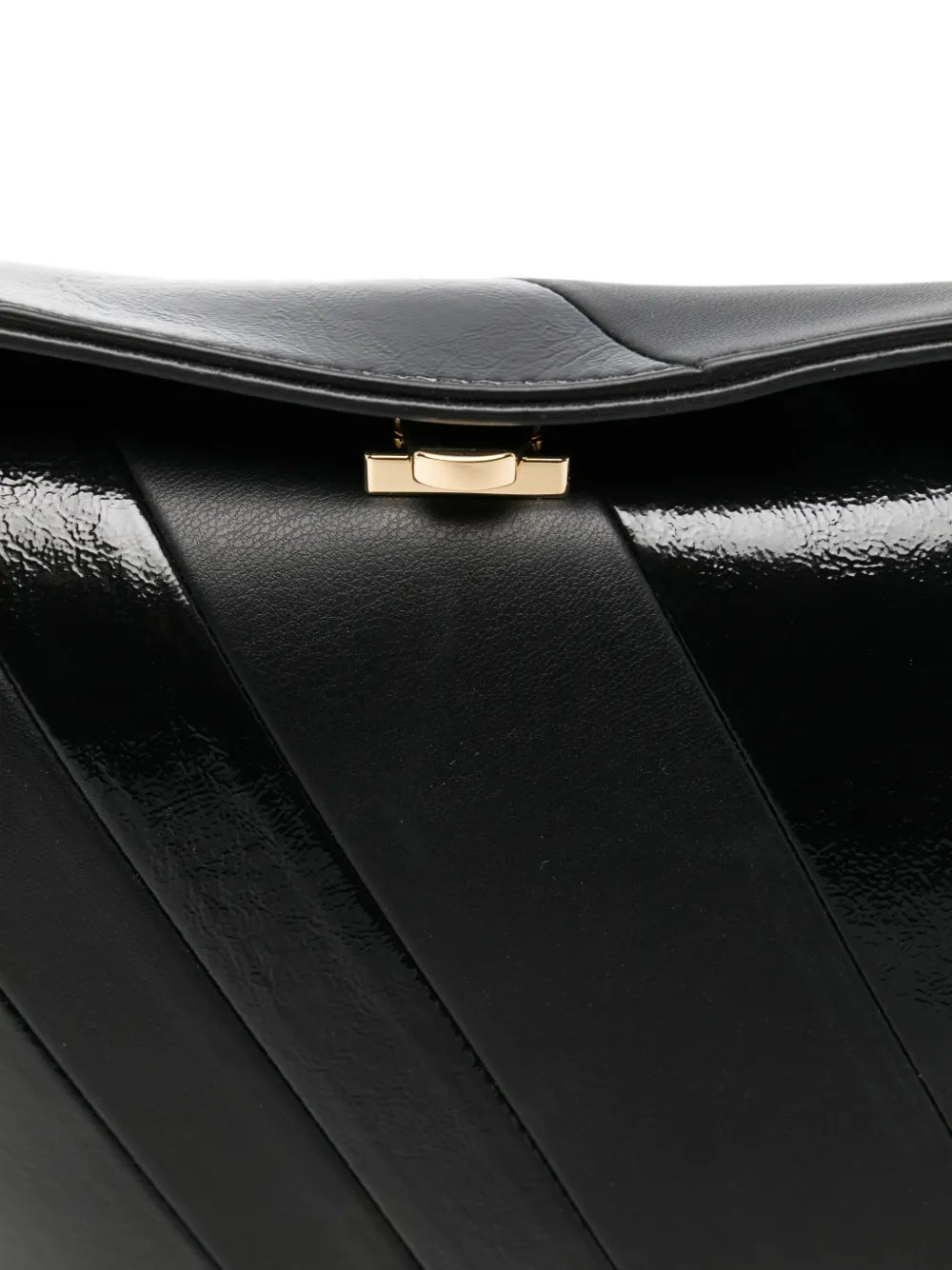 Themoire Eudora Diagonal Stripe Shoulder Bag