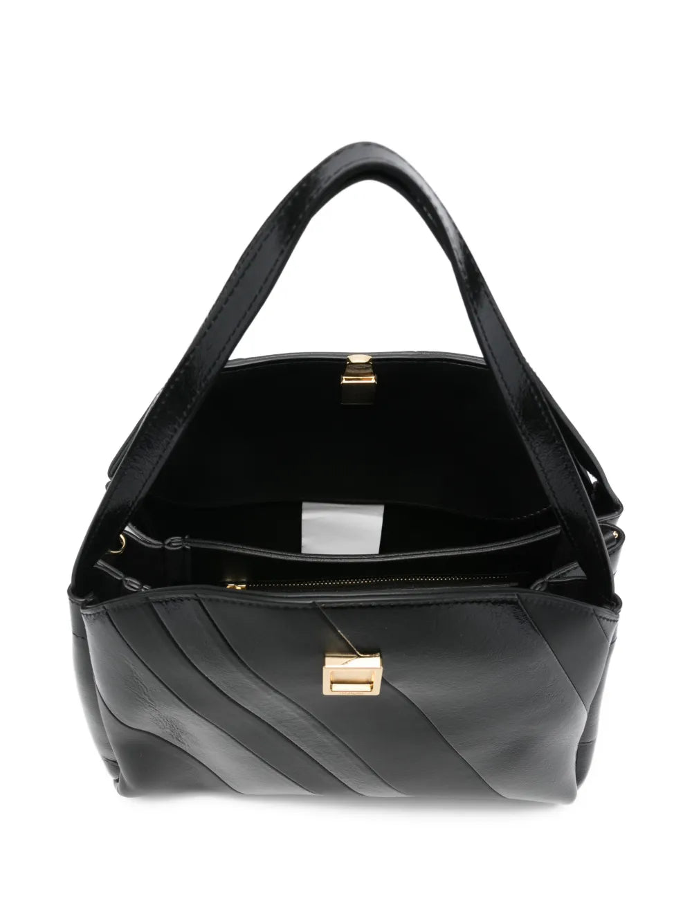 Themoire Eudora Diagonal Stripe Shoulder Bag