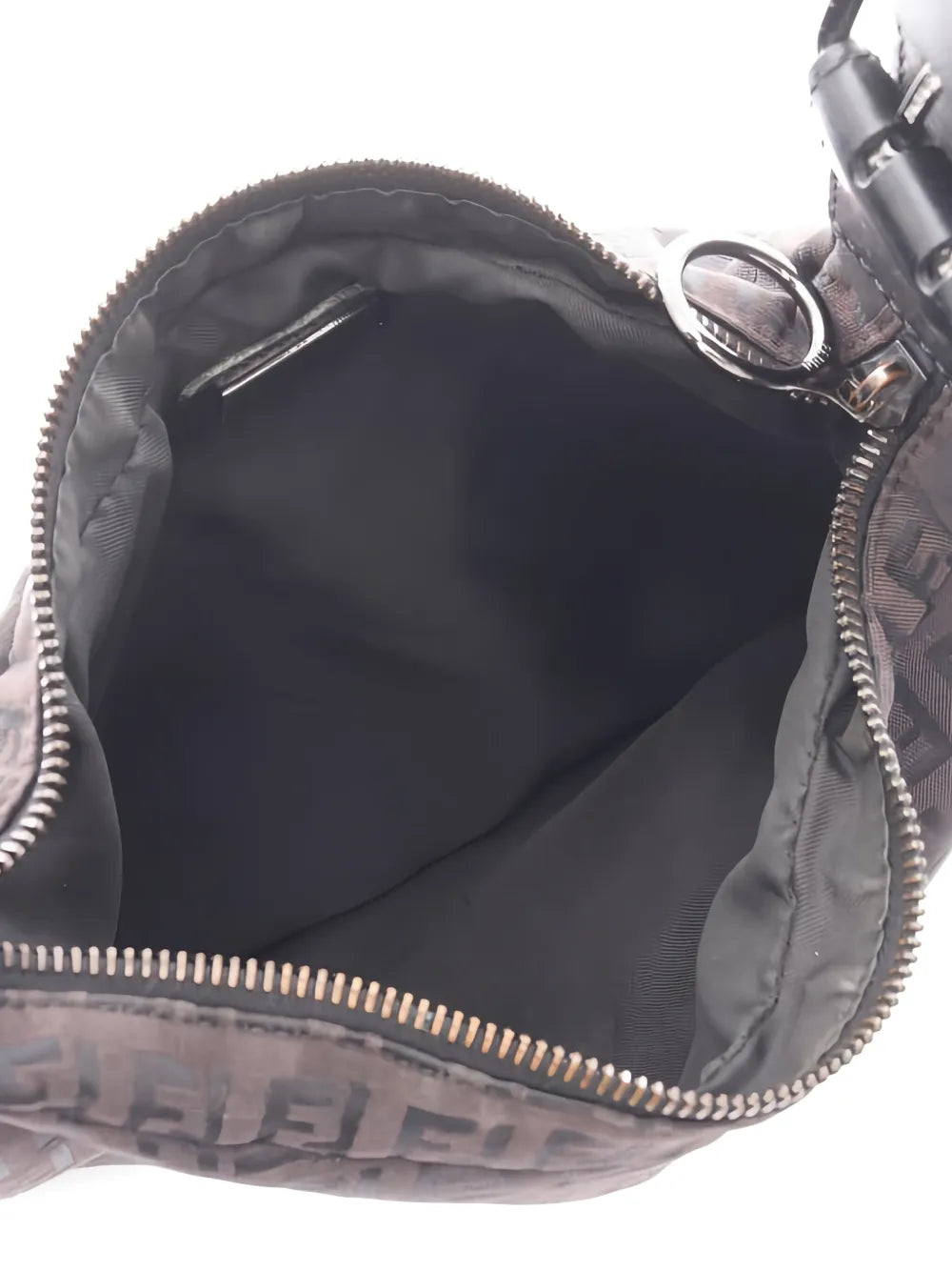 Fendi Pre Owned 2000S Zucchino Oyster Shoulder Bag