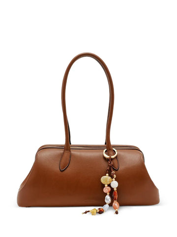 Cult Gaia Raia Beaded Shoulder Bag