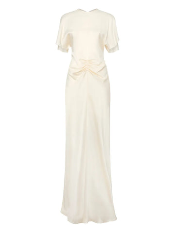 Victoria Beckham Gathered Maxi Dress