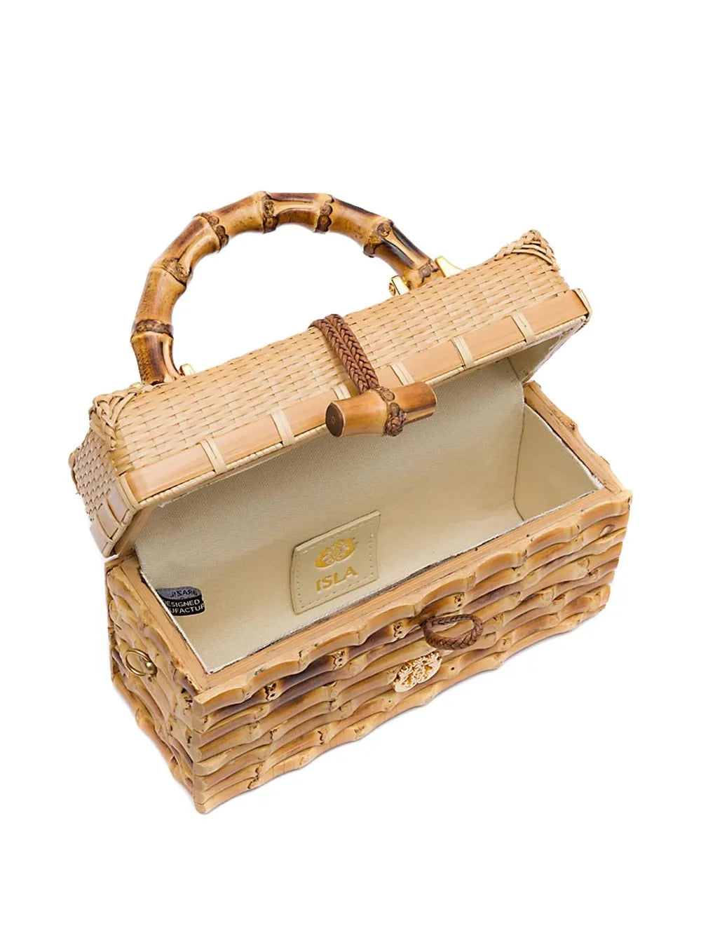 Isla Eleonora Rattan Shoulder Bag
