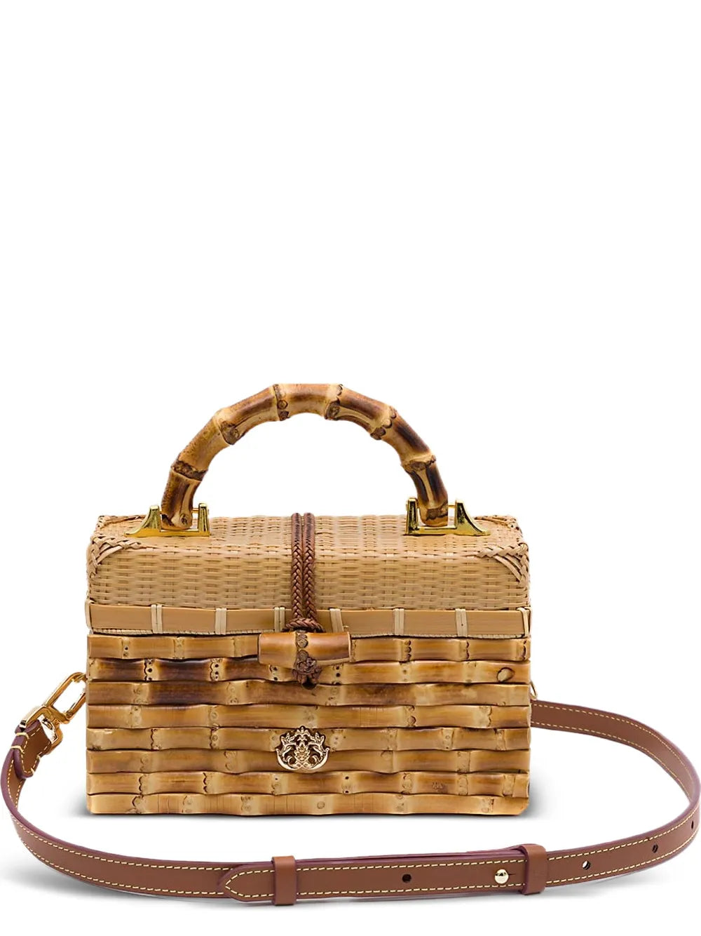 Isla Eleonora Rattan Shoulder Bag