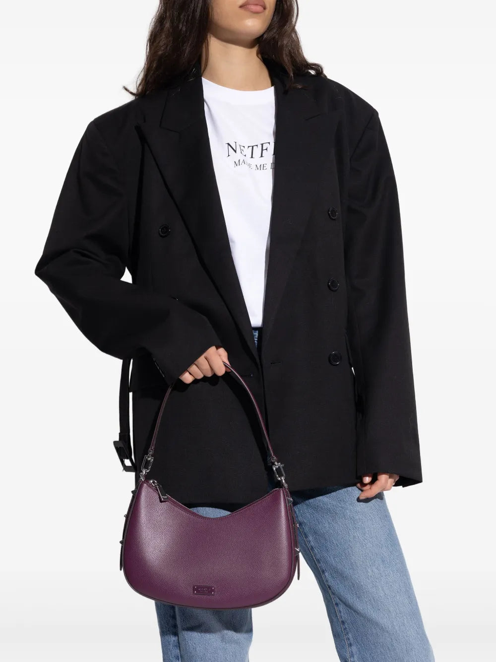 Kate Spade Liv Studded Leather Shoulder Bag