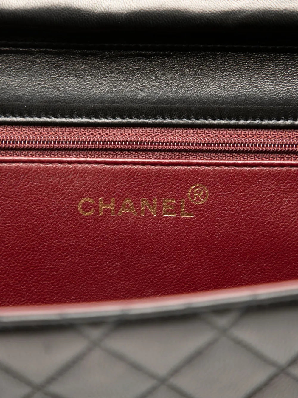 Chanel Pre Owned 1996 1997 Medium Cc Quilted Lambskin Single Flap Shoulder Bag