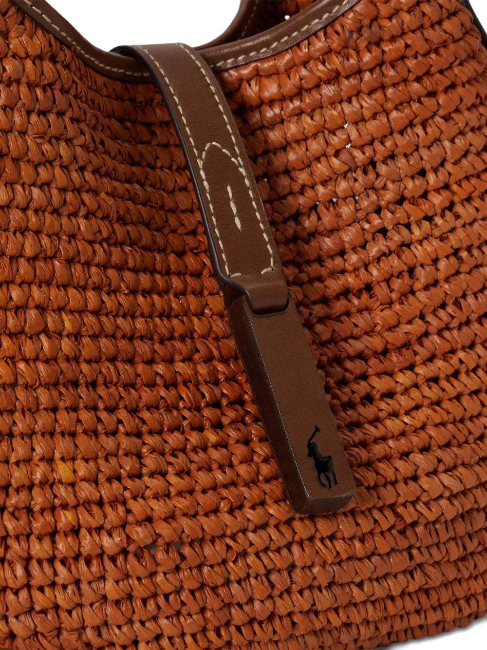 Polo Ralph Lauren Raffia Shoulder Bag