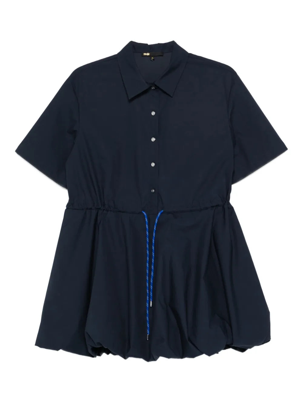 Maje Drawstring Mini Dress