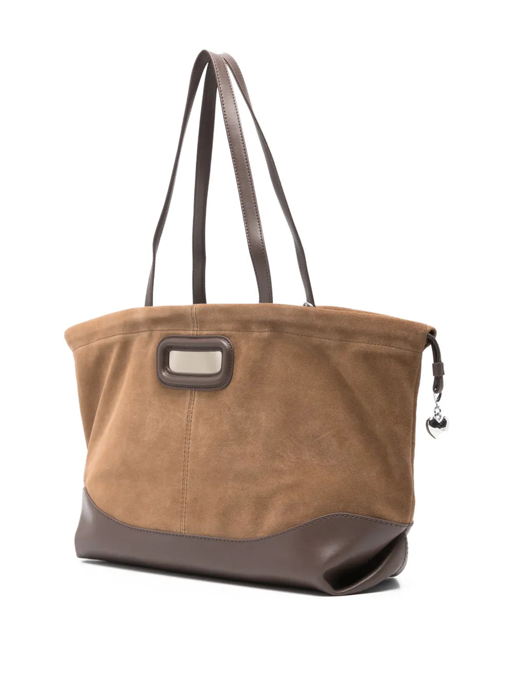 Maje Heart Charm Shoulder Bag