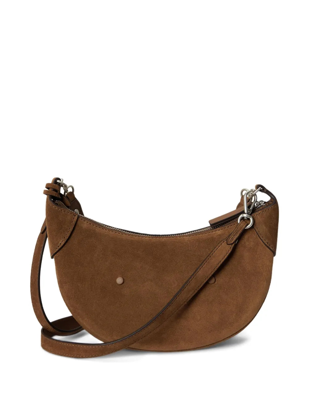 Polo Ralph Lauren Polo Id Suede Shoulder Bag