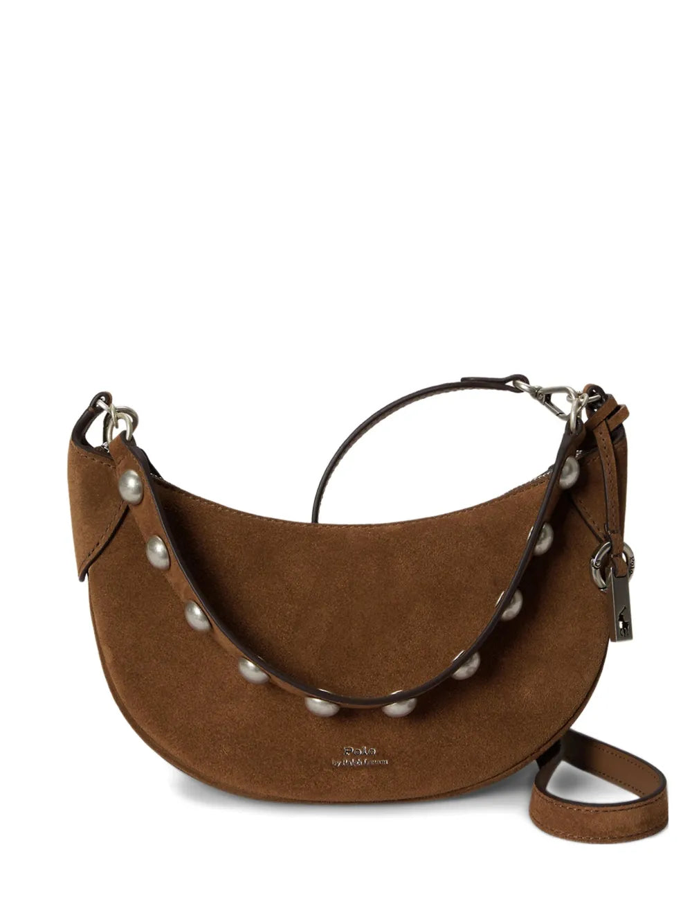 Polo Ralph Lauren Polo Id Suede Shoulder Bag