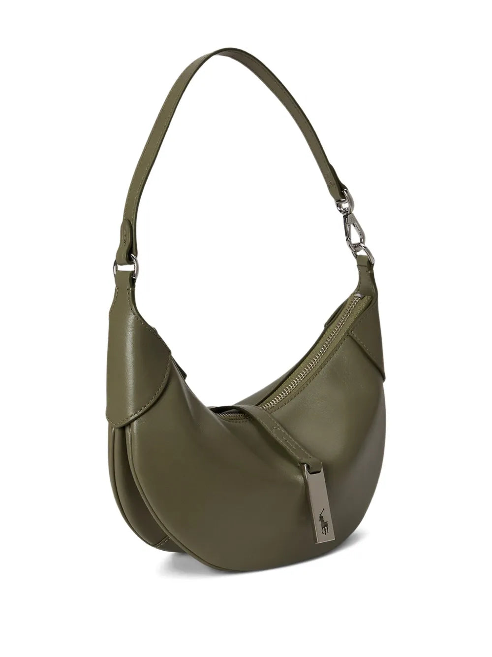 Polo Ralph Lauren Logo Detail Leather Shoulder Bag
