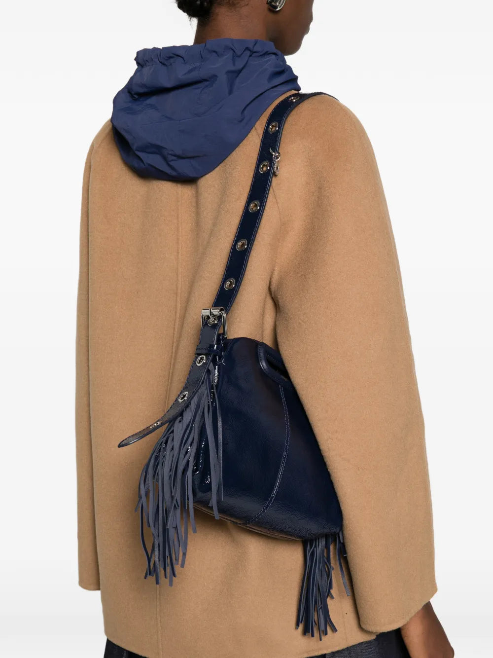 Maje Miss M Fringe Embellished Bag