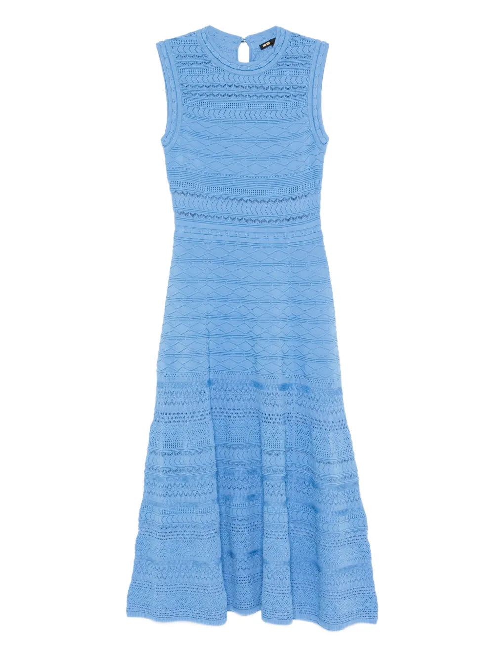 Maje Openwork Knitted Dress