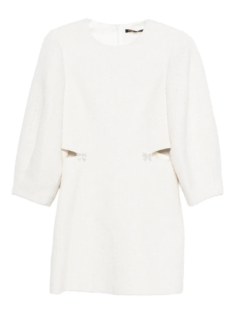 Maje Cut Out Bow Cotton Dress