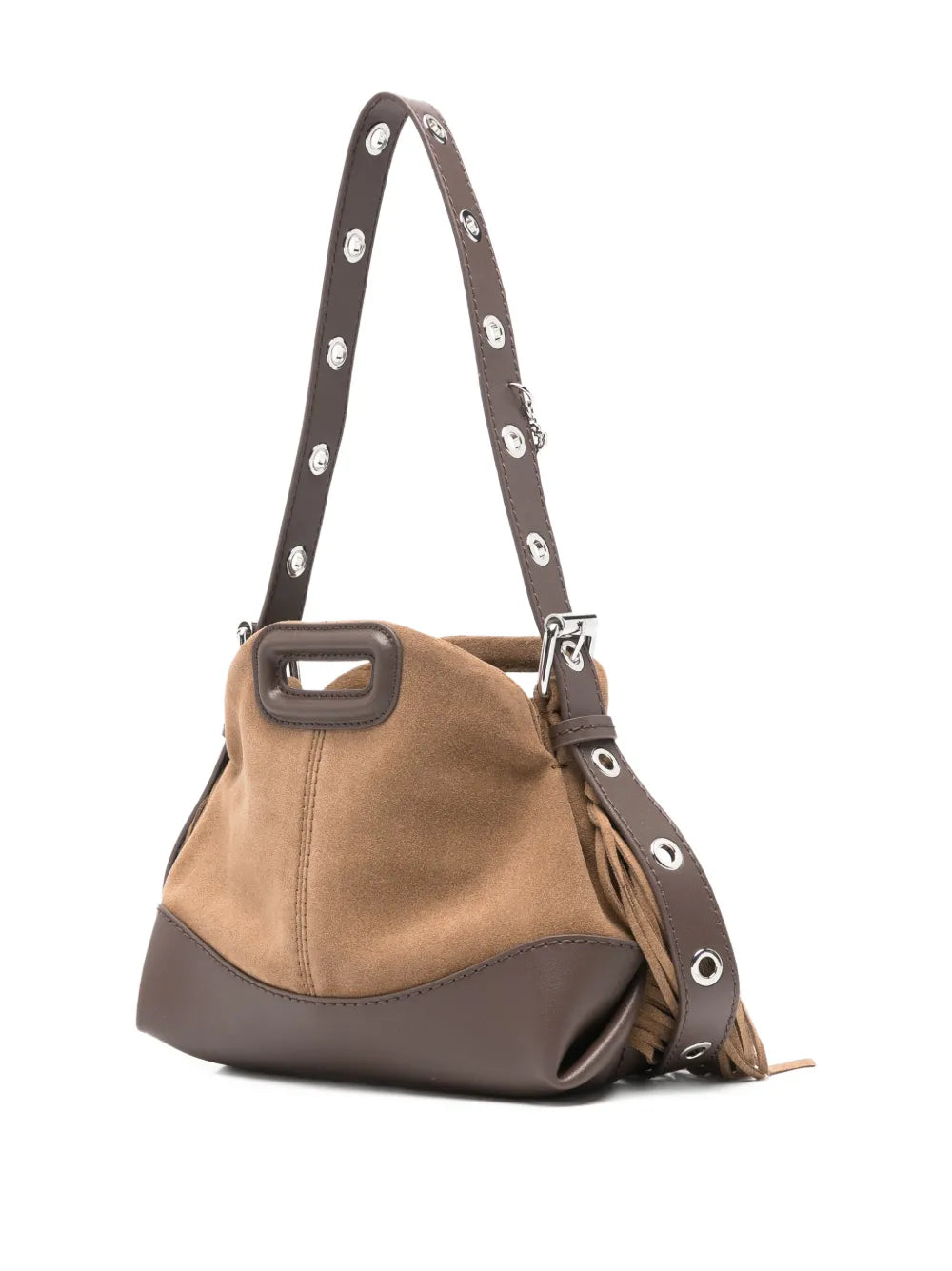 Maje Miss M Fringed Strap Shoulder Bag