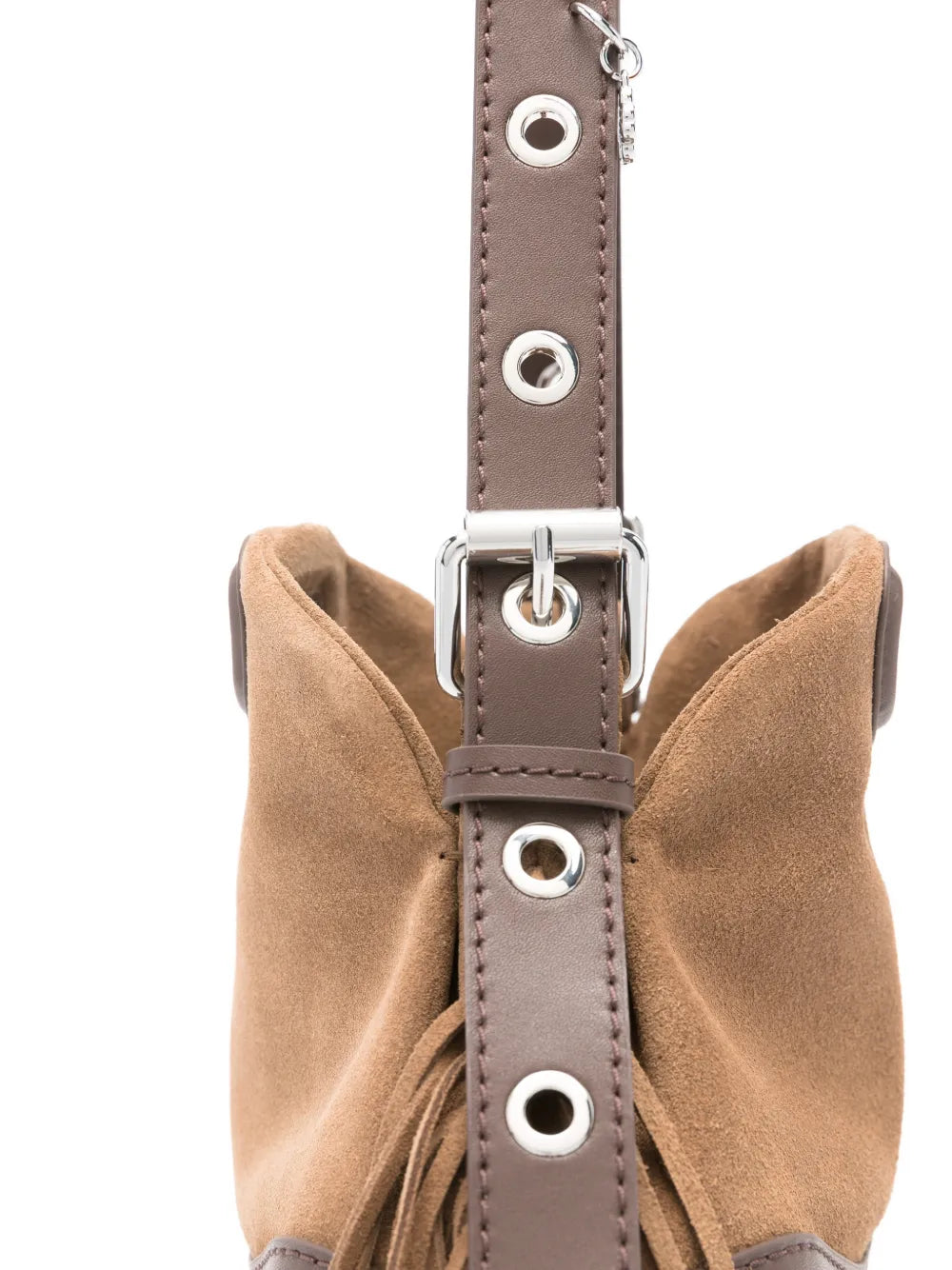 Maje Miss M Fringed Strap Shoulder Bag