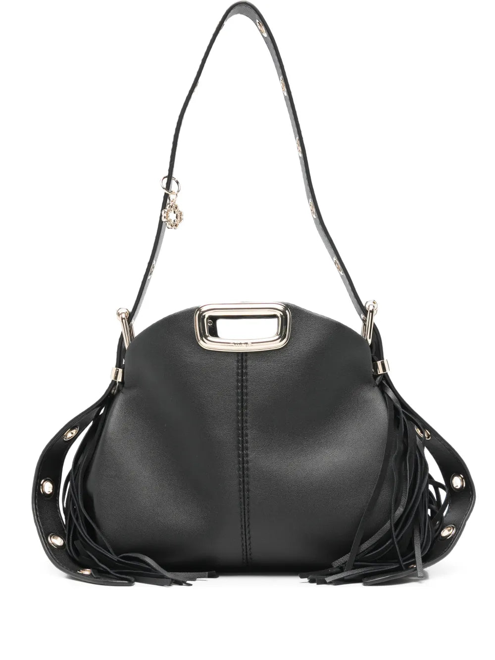 Maje Miss M Fringe Hardware Shoulder Bag