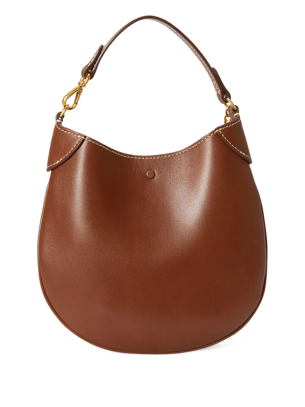 Polo Ralph Lauren Pony Plaque Leather Shoulder Bag