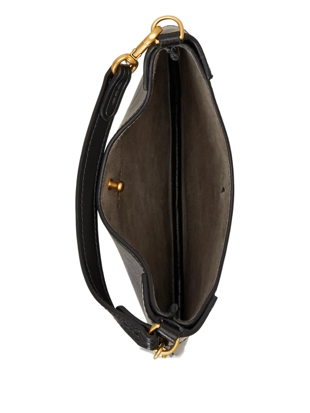 Polo Ralph Lauren Leather Pony Plaque Shoulder Bag