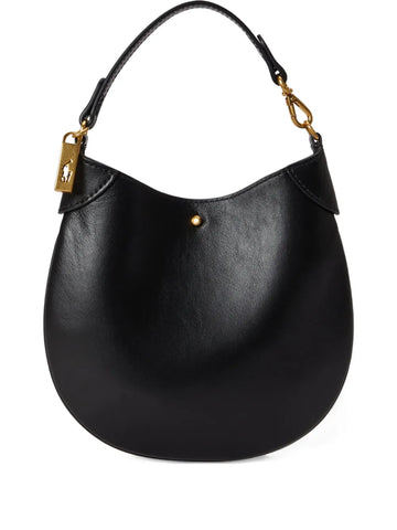 Polo Ralph Lauren Leather Pony Plaque Shoulder Bag