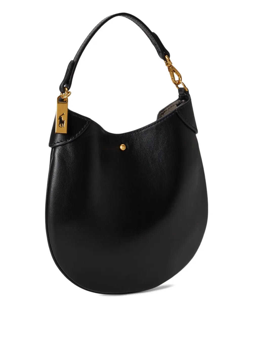 Polo Ralph Lauren Leather Pony Plaque Shoulder Bag