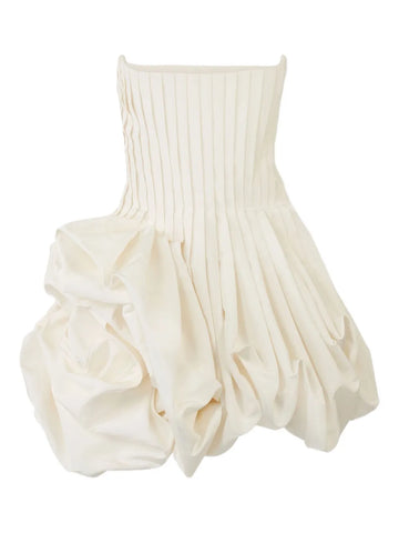 Carolina Herrera Pleated Mini Dress