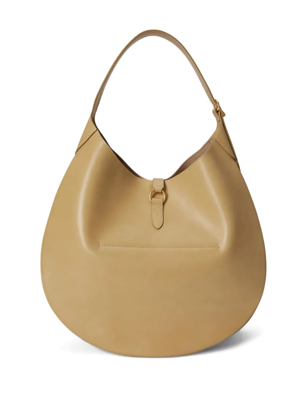 Polo Ralph Lauren Pony Plaque Leather Shoulder Bag