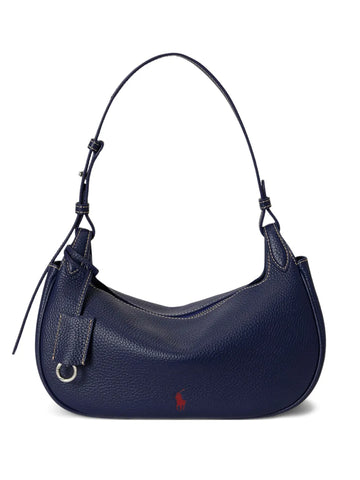 Polo Ralph Lauren Ebbled Pony Leather Shoulder Bag