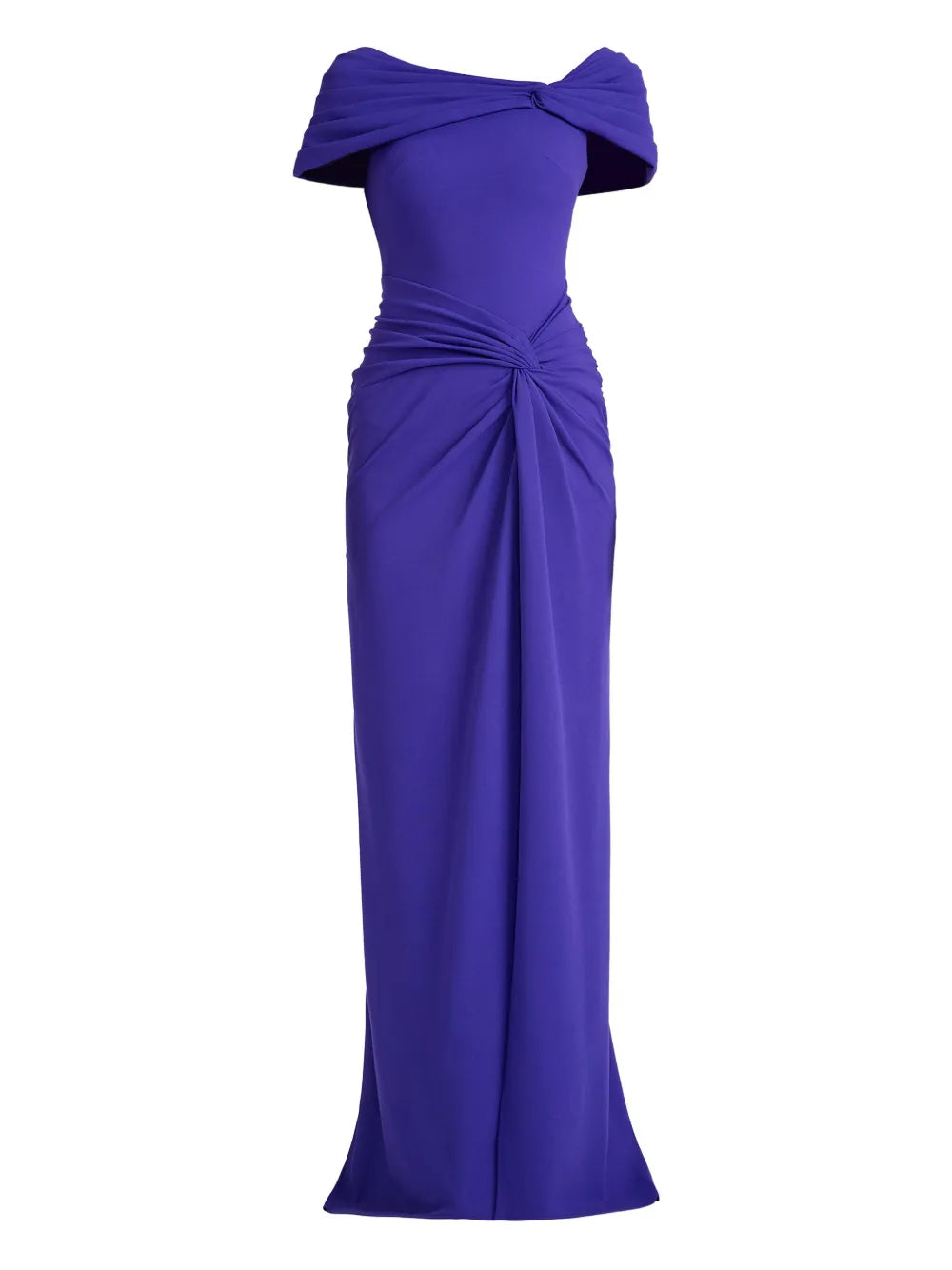 Tadashi Shoji Knot Detail Split Maxi Dress
