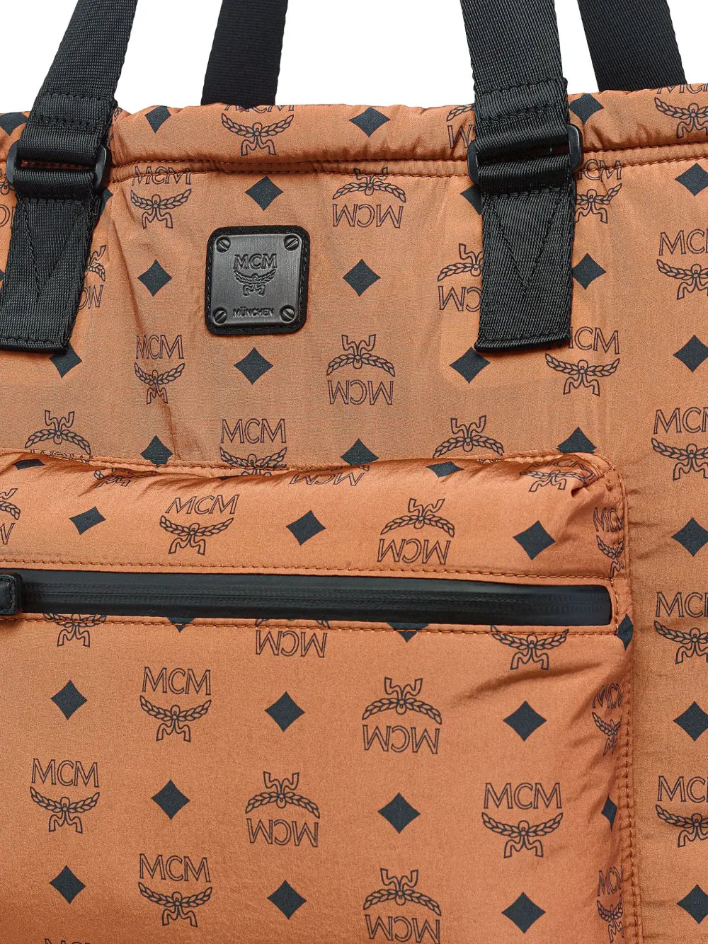 Mcm Aren Visetos Packable Shoulder Bag