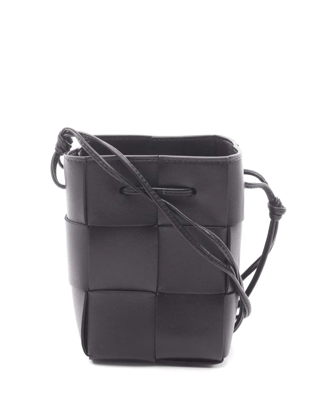 Bottega Veneta Pre Owned 2012 2025 Mini Nappa Intrecciato Cassette Bucket Shoulder Bag