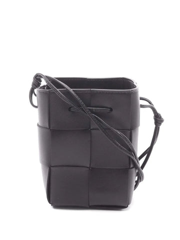 Bottega Veneta Pre Owned 2012 2025 Mini Nappa Intrecciato Cassette Bucket Shoulder Bag