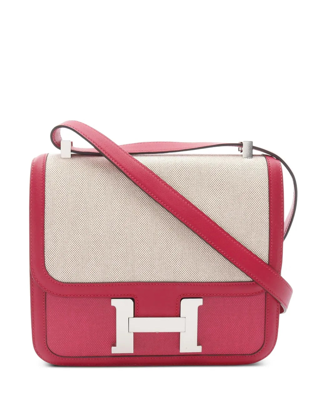 Hermes Pre Owned 2021 Toile H Berline Swift Constance Iii 24 Shoulder Bag