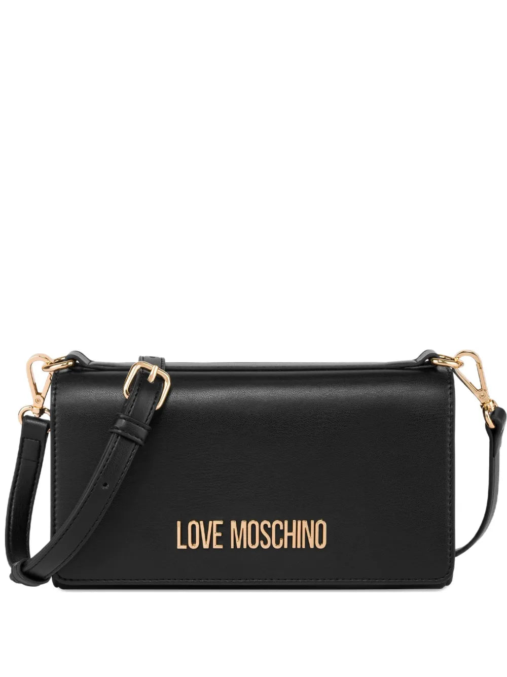 Love Moschino Logo Plaque Shoulder Bag