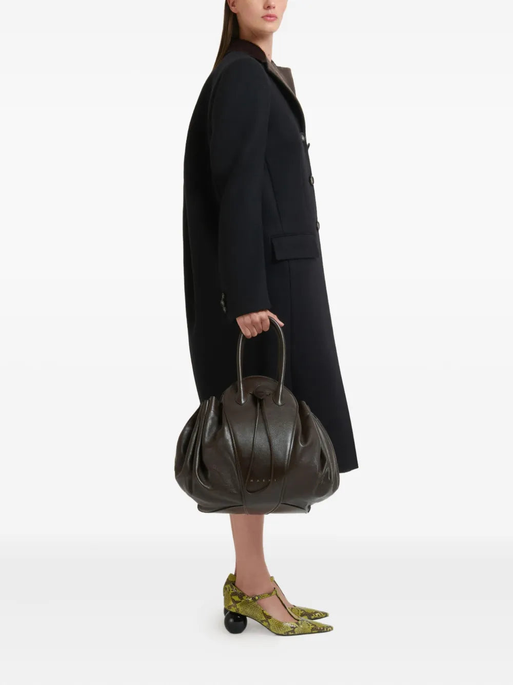 Marni Tubular Handle Tulipea Shoulder Bag