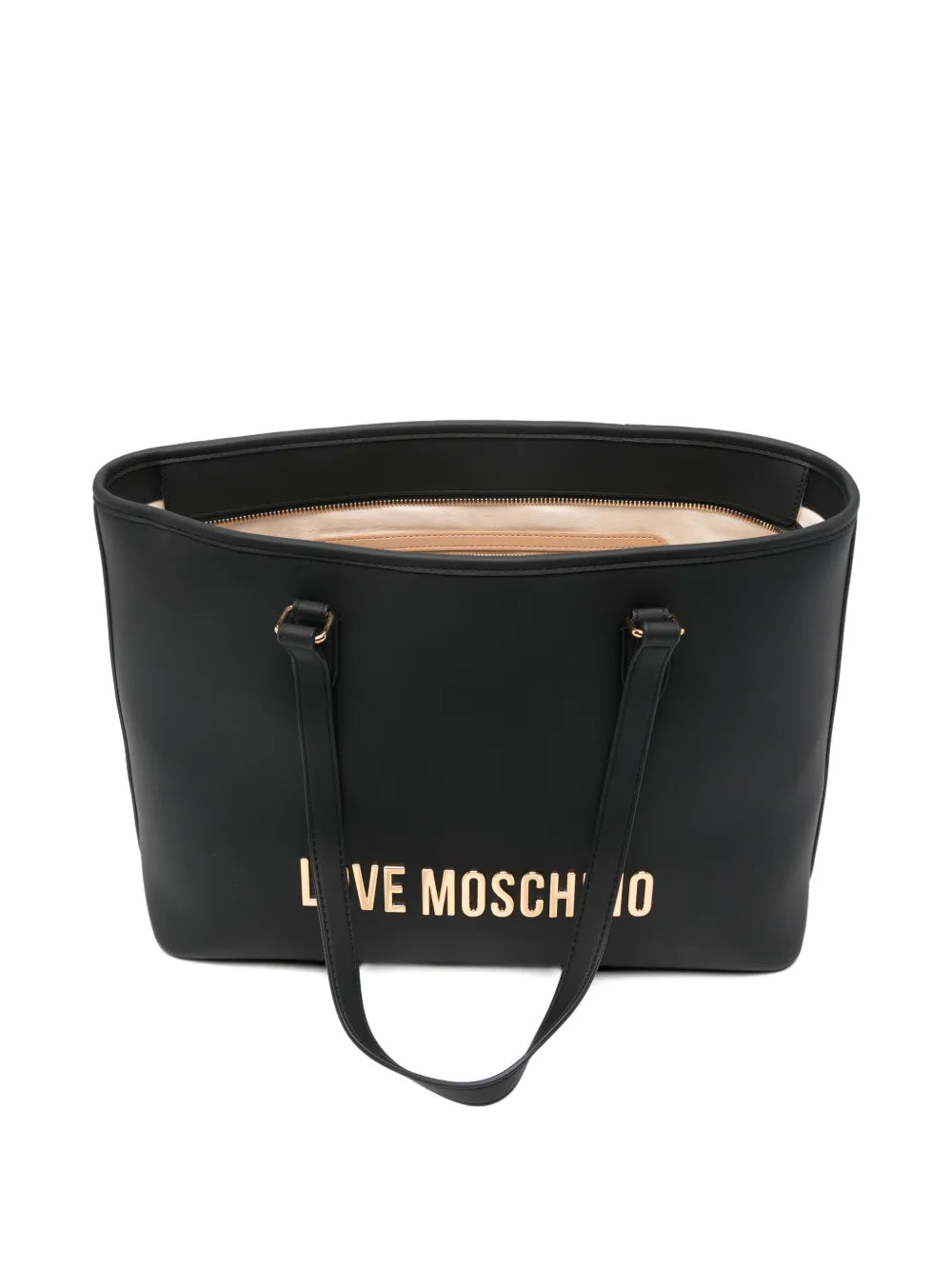 Love Moschino Logo Plaque Shoulder Bag