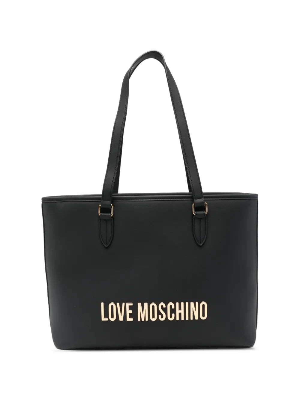 Love Moschino Logo Plaque Shoulder Bag