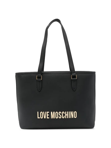 Love Moschino Logo Plaque Shoulder Bag