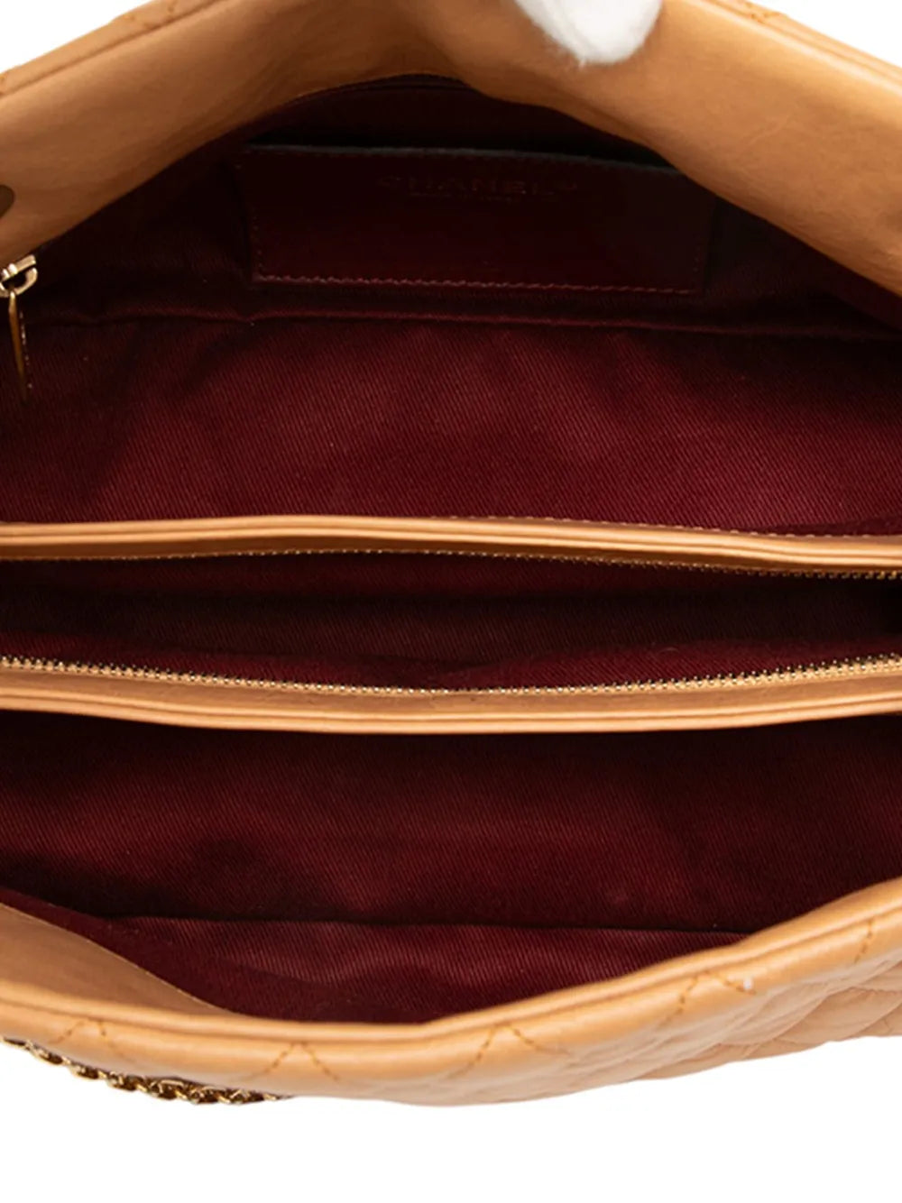 Chanel Pre Owned 2010 2011 Medium Lambskin Just Mademoiselle Bowling Bag Shoulder Bag