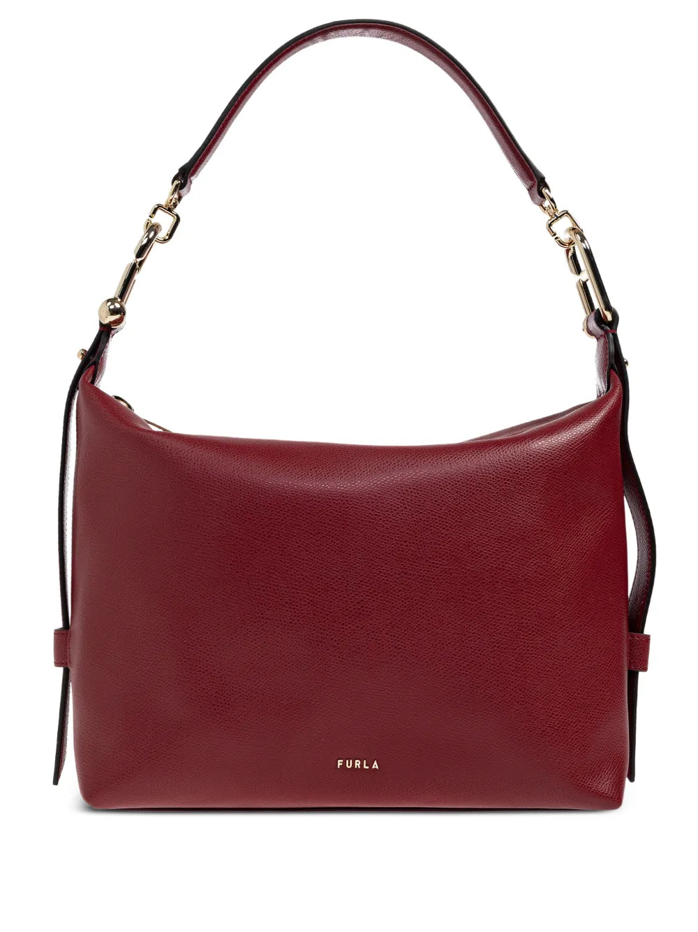 Furla Chain Detail Leather Shoulder Bag