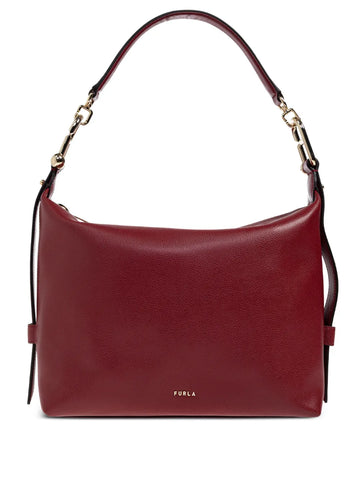 Furla Chain Detail Leather Shoulder Bag