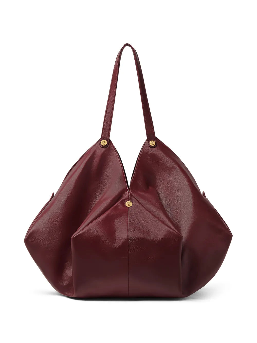 Versace Large Protea Leather Shoulder Bag