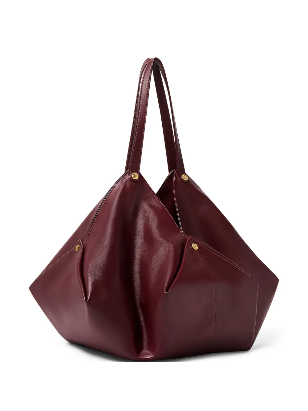 Versace Large Protea Leather Shoulder Bag